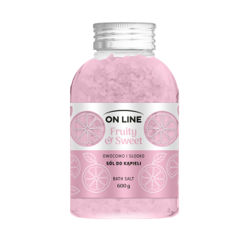 ON LINE OL FRUITY&SWEET PINK SOL D/KAPIELI 600G