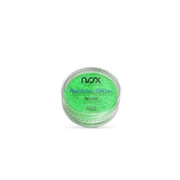 Nox Rainbow Glitter Brokat Do Paznokci Zielony 2 g