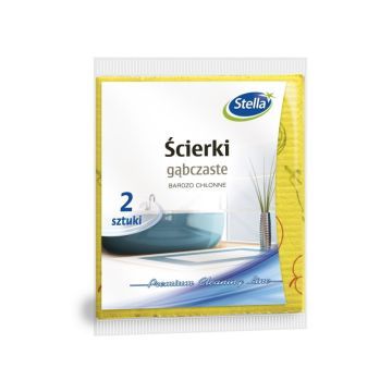 Stella Ścierki Gąbczaste Bardzo Chłonne 2 szt.