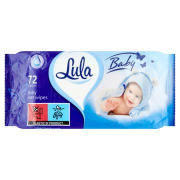 Lula Baby Chusteczki Nawilżane z Dodatkiem Pantenolu 72 szt.