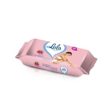 Lula Chusteczki Do Do Higieny Intymnej z Ekstraktem z Żurawiny 20 szt.