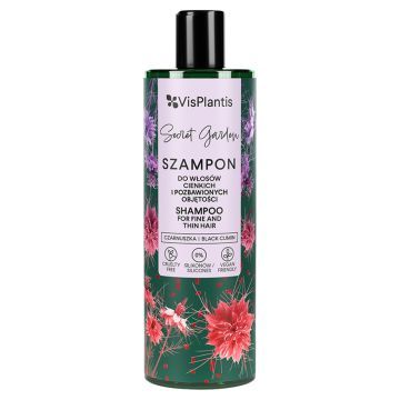 Vis Plantis Secret Garden Szampon do włosów cienkich i pozbawionych objętości 400 ml