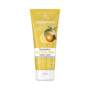 Uzdrovisco Bezolejowy kwasowy peeling-mus rozjaśniający 60 ml
