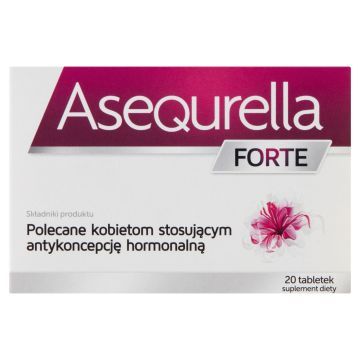 Asequrella Forte Suplement Diety 20 tab