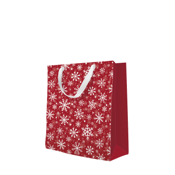 Torba prezentowa COLORFUL SNOWFLAKES Medium, 1 szt. 