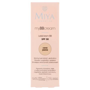 Miya MyBBCream Lekki krem BB SPF 30 cera jasna 40 ml