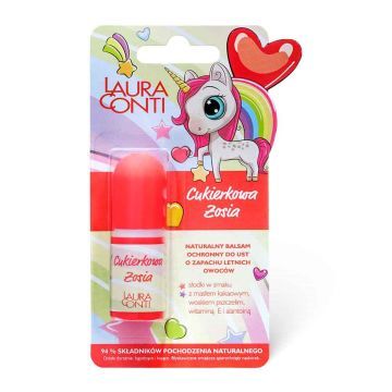 Laura Conti Cukierkowa Zosia Naturalny Ochronny Balsam Do Ust o Zapachu Letnich Owoców 3 g