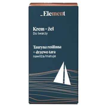 Element Men Krem-żel Do Twarzy Tauryna Roslinne + Drzewo Tara 50 ml
