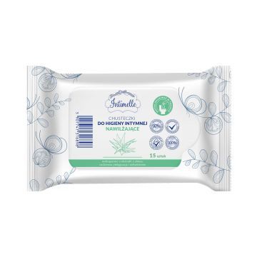 Intimelle Chusteczki Do Higieny Intymnej Nawilżające 15 szt.
