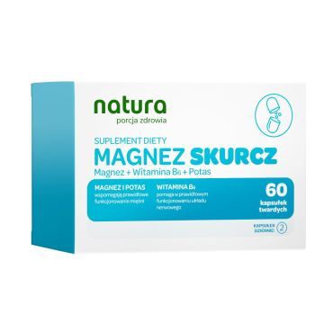 NATURA PORCJA ZDROWIA  NATURA PORCJA ZDROWIA MG SKURCZ,60SZT