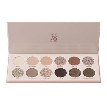 DASO BEAUTY PALETA CIENI "NATURALNIE ROZŚWIETLONA"