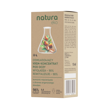 NATURA EKO Krem pod oczy z komórkami macierzystymi z arganu 15 ml