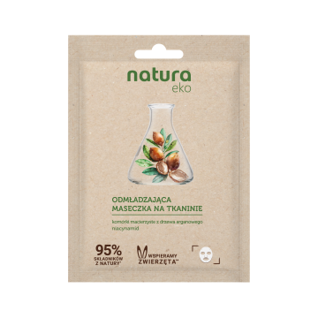 NATURA EKO Maska na tkaninie z komórkami macierzystymi z arganu 15 ml
