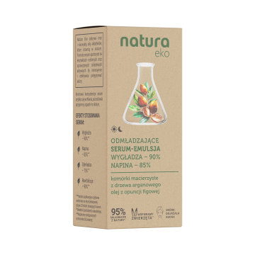 NATURA EKO Serum do twarzy z komórkami macierzystymi z arganu 30ml