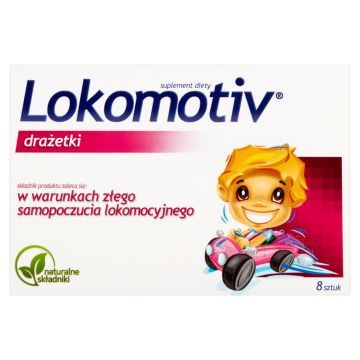 Lokomotiv Suplement Diety Drażetki 1 szt.
