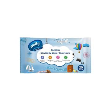 MILLY Nawilżany Papier Toaletowy 1 szt.