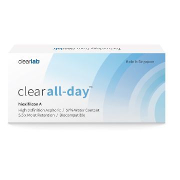 Clear Lab Clear All-day Soczewki Kontaktowe Bezbarwne -1,75 30 szt.