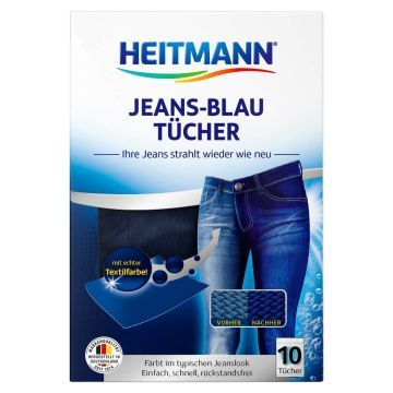 Heitmann Chusteczki Barwiące Jeans 10 szt.