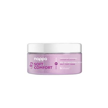 Silcare Nappa Soft Comfort Sól Do Moczenia Stóp Lawendowe Odprężenie 400 g