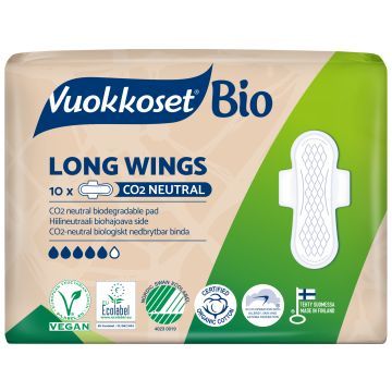 VUOKKOSET BIO PODPASKI LONG 10 szt.