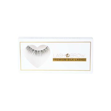 Lash Brow Premium Silk Lashes Rzęsy Na Pasku Natural Mess 1 szt.