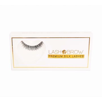 Lash Brow Premium Silk Lashes Rzęsy Na Pasku Lashes No Lashes 1 szt.