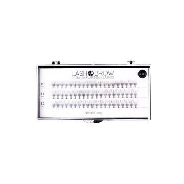 Lash Brow Premium Flare Silk Lashes Rzęsy w Kępkach Natural Long 1 szt.