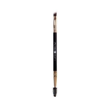 Lash Brow Gold Pędzelek Do Brwi Czarny Prosty, Dwustronny, Ze Szczoteczką 1 szt.