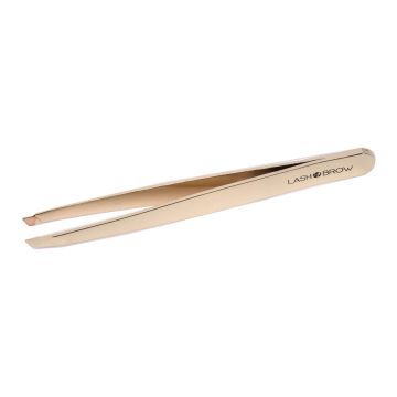 Lash Brow Premium Pęseta Do Regulacji Brwi Gold Skośna 1 szt.