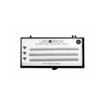 Lash Brow Premium Flare Silk Lashes Rzęsy w Kępkach Kim Effect v Lashes 1 szt.