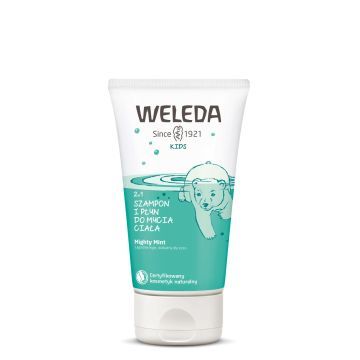 Weleda Kids 2w1 Szampon i Płyn Do Mycia Ciała Mighty Mint 150 ml