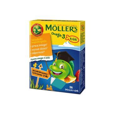 MÖLLER'S MOLLER'S OMEGA-3 RYBKI CYTRUSOWE 36SZT.