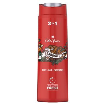 Old Spice Bearglove Żel Pod Prysznic I Szampon Dla Mężczyzn 400 ml, 3 W 1