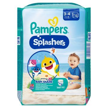PAMPERS PAMPERS PIELUCHOM SPLASH CP S3  12 SZT