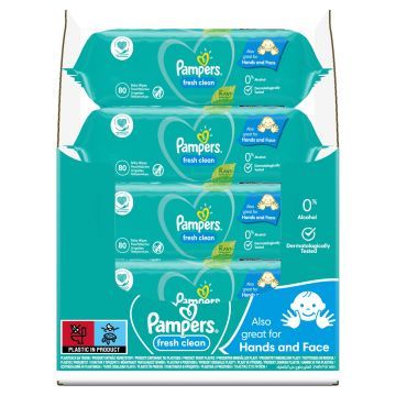 PAMPERS PAMPERS CHUST PIELEG.FRESH CLEAN 80SZT