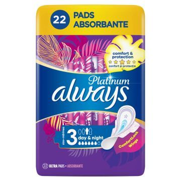 ALWAYS ALWAYS PODPASKI ULTRA  NOCNE  LIGHT 22CT