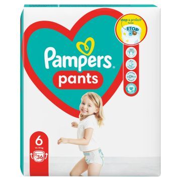 Pampers Pants Pieluchomajtki, rozmiar 6, 36 sztuk, 14kg-19kg