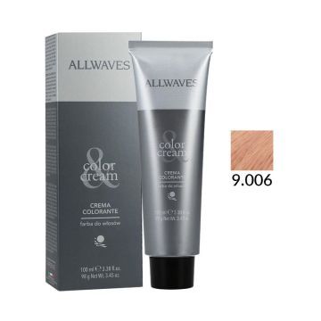 Allwaves Color Creme Farba Do Włosów 9.006 Różowy Blond 100 ml