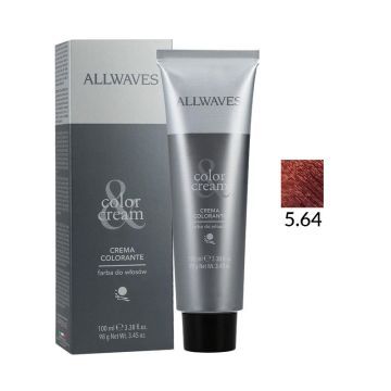 Allwaves Color Creme Farba Do Włosów 5.64 Czerwony Barolo 100 ml