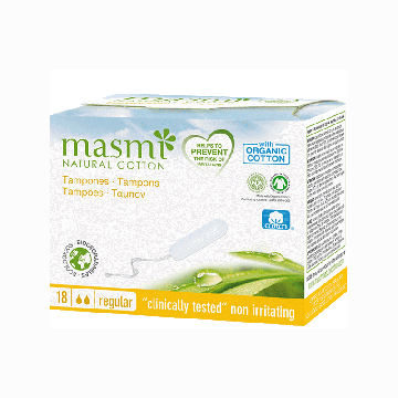 MASMI MASMI ORG BAW TAMPONY REGULAR B/APLI 18