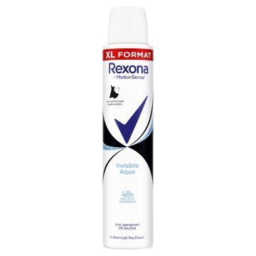 Rexona Motion Sense Invisible Aqua Antyperspirant w aerozolu 200 ml
