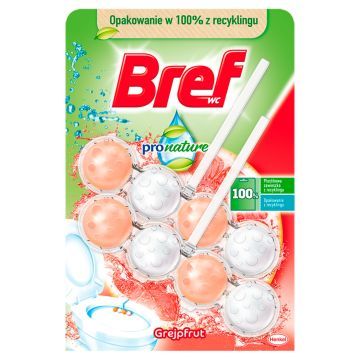 Bref WC ProNature Zawieszka do muszli grejpfrut 2 x 50 g