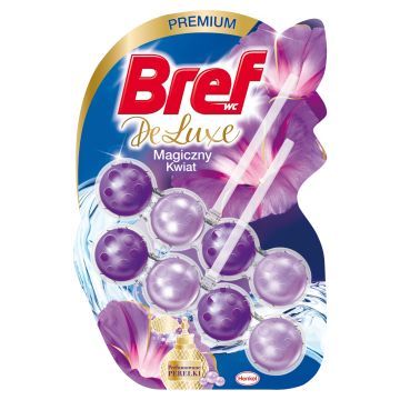 Bref WC DeLuxe Zawieszka myjąco-zapachowa do muszli magiczny kwiat 2 x 50 g