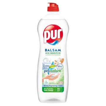 Pur Pro Nature Eco Sensitive Almond & White Blossom Płyn do mycia naczyń balsam 750 ml