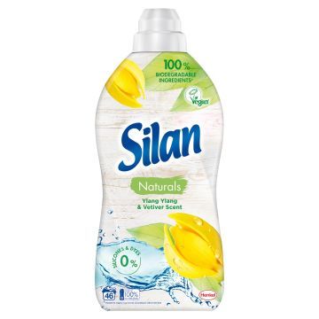 Silan Naturals Ylang Ylang & Vetiver Płyn do zmiękczania tkanin 1012 ml (46 prań)