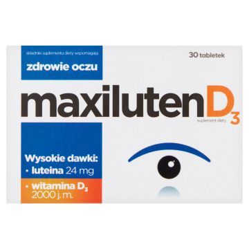 Maxiluten D3 Sumplement Diety 30 szt.