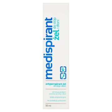 Medispirant Antyperspirant Żel Do Stóp i Dłoni 50 ml
