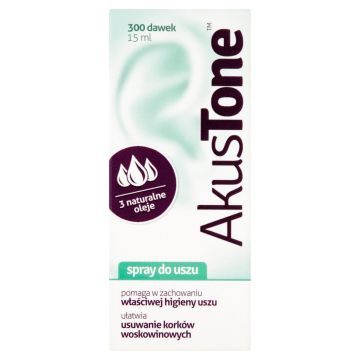 AKUSTONE Spray Do Uszu 15 ml