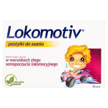 Lokomotiv Suplement Diety Pastylki Do Ssania 6 szt.