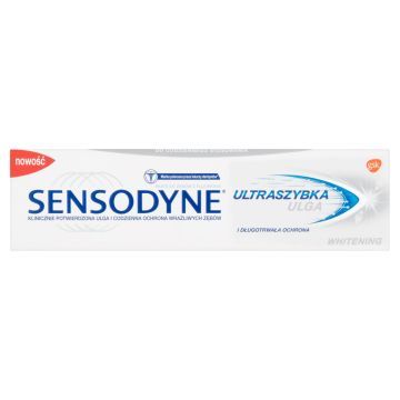 Sensodyne Ultraszybka Ulga Pasta Do Zębów Whitening 75 ml